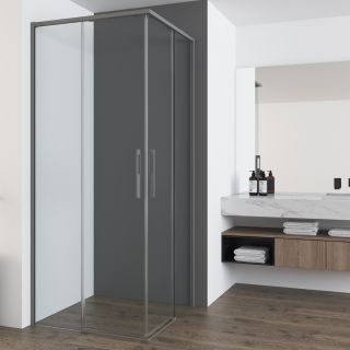 Душевой уголок Vincea Ultima VSS-7UL8080CL, 800*800, хром, стекло прозрачное