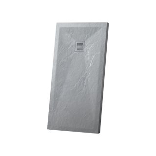 Поддон из камня Vincea VST-4SR8011G, 1100*800, серый