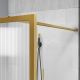 Душевая перегородка Vincea Walk-In HP Art VSW-1HP100FLBG, 1000*2000, брашированное золото, стекло рифленое