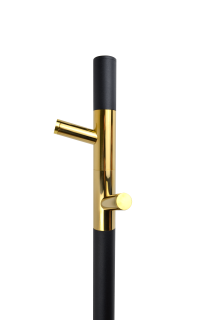 Полотенцесушитель электрический Vincea VTD-1DBE черный золото