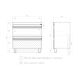 Тумба под раковину напольная Vigo Holly 041 80 см белый