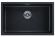 Мойка кухонная Paulmark Lumi LU74-BLM чёрный металлик