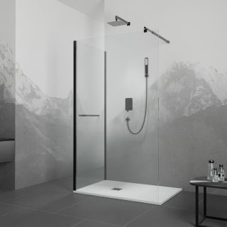 Душевой уголок RGW WA-005-1B (WA-002B+Z-060-2B) 351005170-14 70x100см чёрный