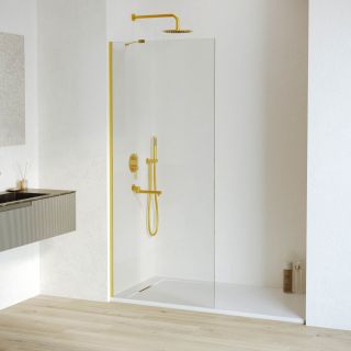 Душевая перегородка RGW WA-102Gb 351010207-16 70см брашированное золото