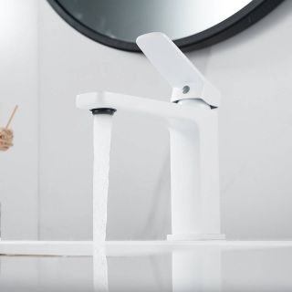 Смеситель для раковины Shevanik S9901C белый