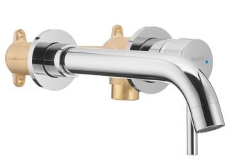 Встраиваемый смеситель для раковины Swedbe Platta 5502 хром