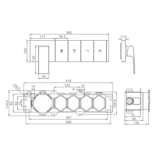 Смеситель для душа Raglo R02.274 хром