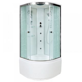 Душевая кабина Deto ЕМ4590 с гидромассажем (гм.) 90х90х220 см