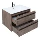 Тумба под раковину Aquanet Lino 253911 70 см дуб веллингтон