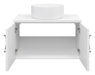 Подвесная тумба под раковину Misty Ярина 80см белый