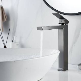 Смеситель для раковины Rose R1811T-1 оружейная сталь