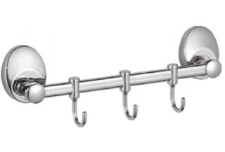 Планка с крючками для полотенец Haiba HB1615-3 хром