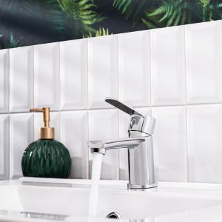 Смеситель для раковины BOOU B8289-1J хром