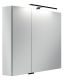 Зеркальный шкаф с подсветкой Sancos Hilton Z900 90см белый