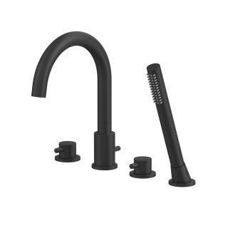 Смеситель на борт ванны WHITECROSS Y Y1232BL чёрный матовый