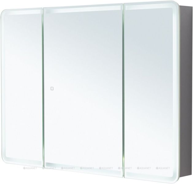 Зеркальный шкаф с подсветкой Aquanet Оптима 341428 110 см