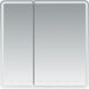 Зеркальный шкаф с подсветкой Aquanet Оптима 311862 80 см