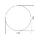 Зеркало с подсветкой ABBER Mond AG6203SL-1.0 100см